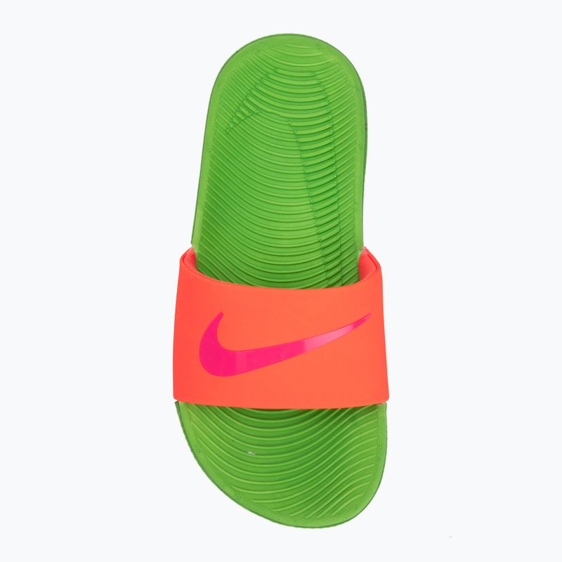 Șlapi Nike Coffee total orange/green strike/hyper pink 5