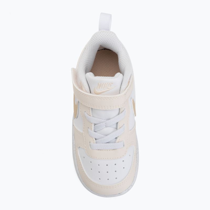 Încălțăminte pentru copii Nike Court Borough Low white/chalk/white/shimmer 5