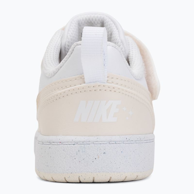 Încălțăminte pentru copii Nike Court Borough Low white/chalk/white/shimmer 6
