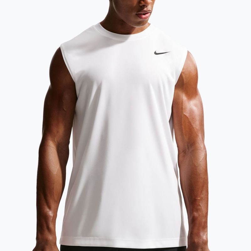 Tricou de antrenament bărbați Nike Dri-FIT Sleeveless Training Top white/black
