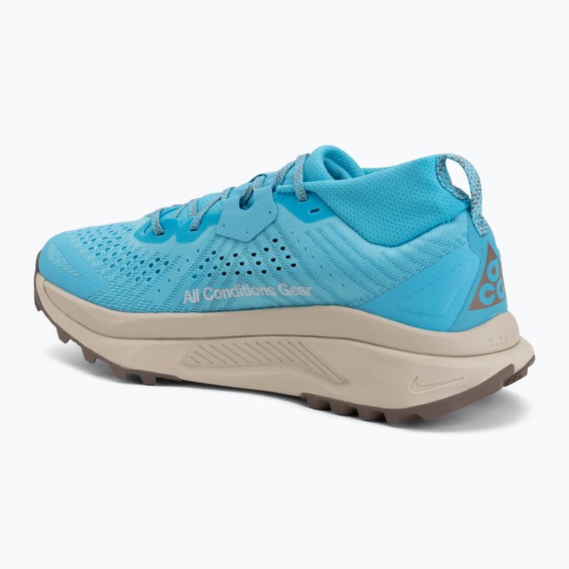 Pantofi de alergare bărbați Nike ACG Zegama Trail balightic blue/light orewood brown/white 3