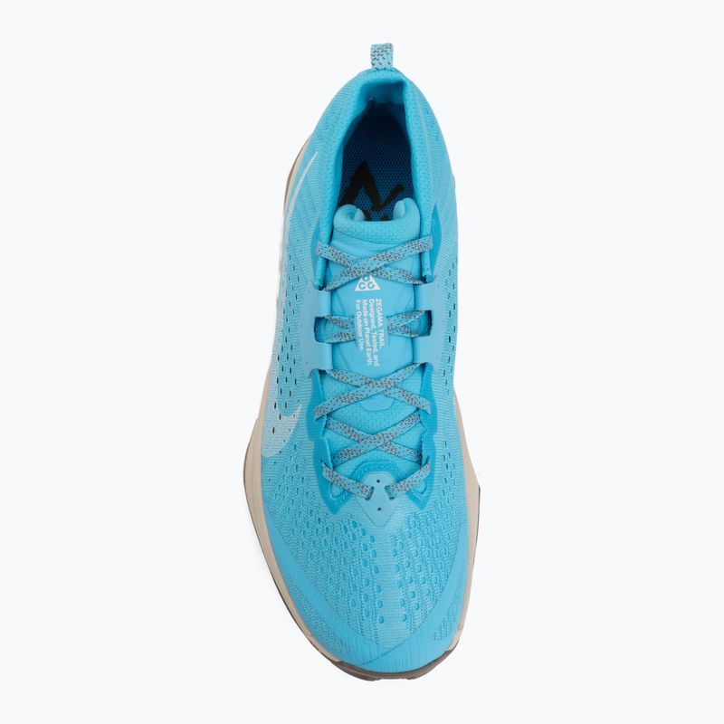 Pantofi de alergare bărbați Nike ACG Zegama Trail balightic blue/light orewood brown/white 5