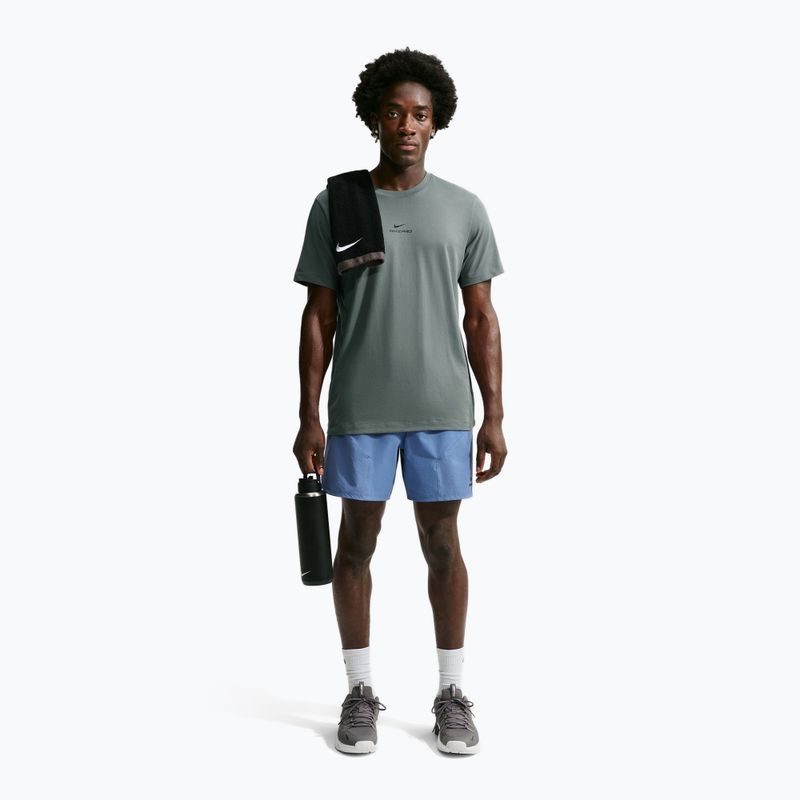 Tricou de antrenament bărbați Nike Pro Dri-Fit smoke grey/black 2