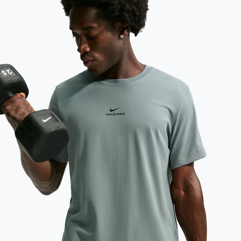 Tricou de antrenament bărbați Nike Pro Dri-Fit smoke grey/black 5