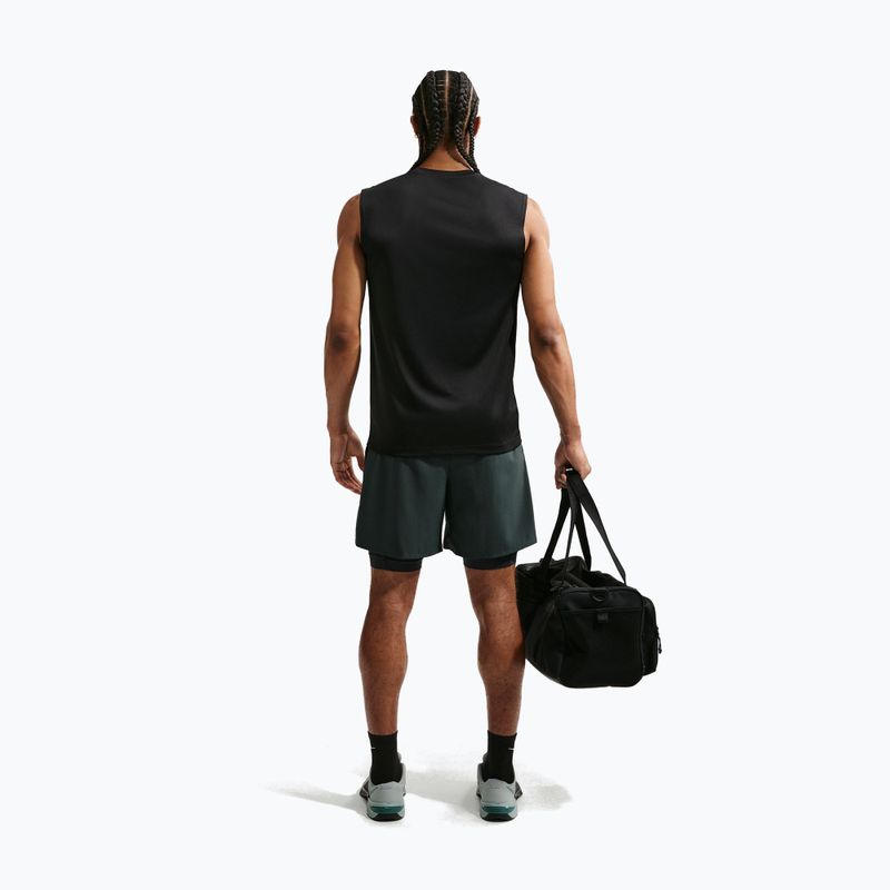 Tricou de antrenament bărbați Nike Dri-FIT Sleeveless Training Top black/matte silver 2