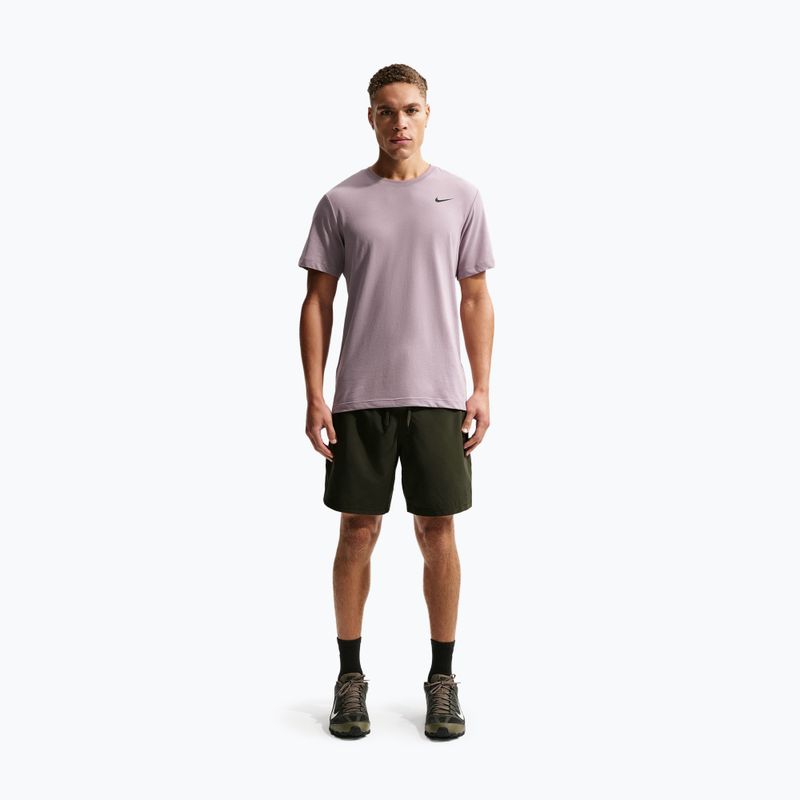Tricou pentru bărbați Nike Dri-Fit light violet ore/black 2