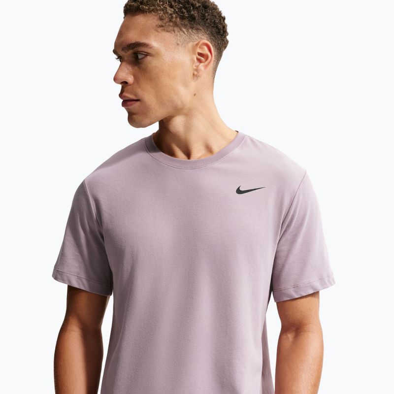 Tricou pentru bărbați Nike Dri-Fit light violet ore/black 4