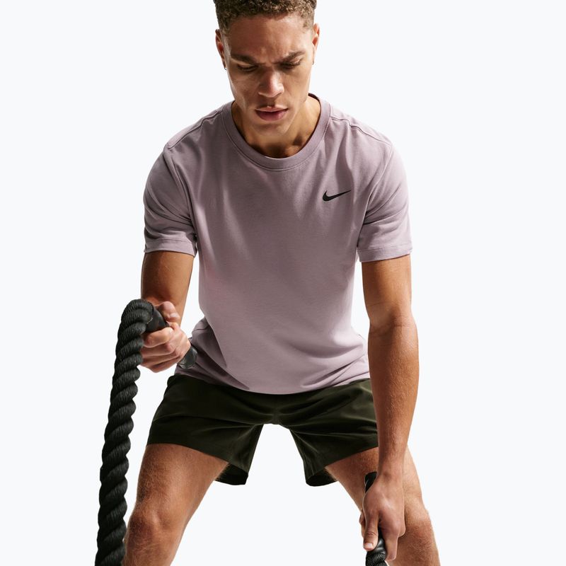 Tricou pentru bărbați Nike Dri-Fit light violet ore/black 6