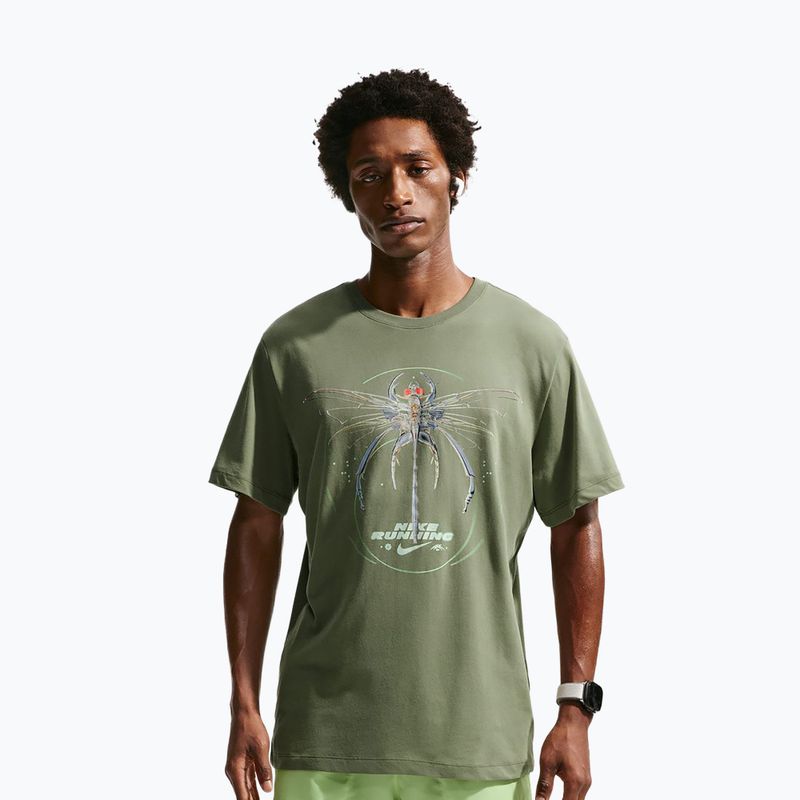 Tricou de alergare pentru bărbați Nike Dri-Fit Running silver sage