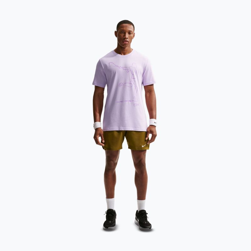 Tricou de tenis pentru bărbați Nike Court Dri-Fit violet mist 2