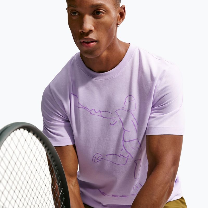 Tricou de tenis pentru bărbați Nike Court Dri-Fit violet mist 6