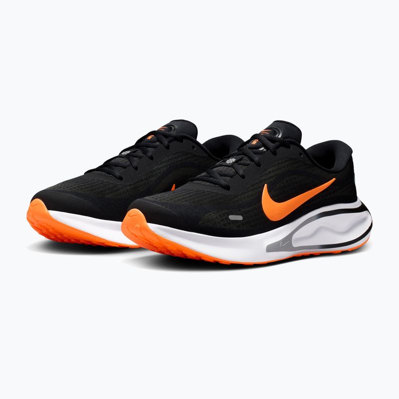 Încălțăminte de alergare pentru bărbați Nike Journey Run black/anthracite/wolf grey/total orange 3