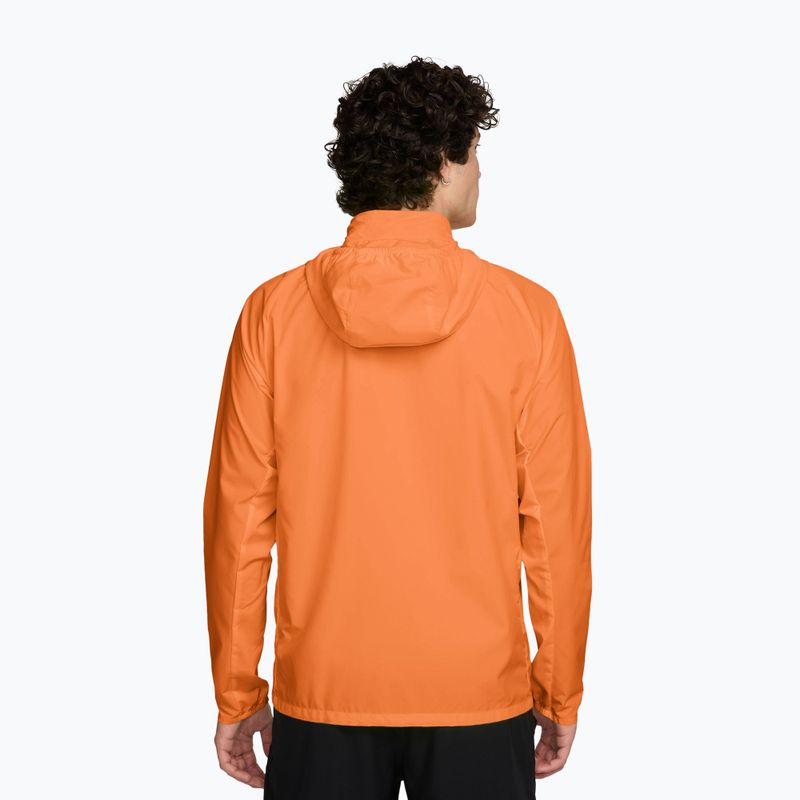 Geacă de alergare pentru bărbați Nike Miler Repel UV total orange 2
