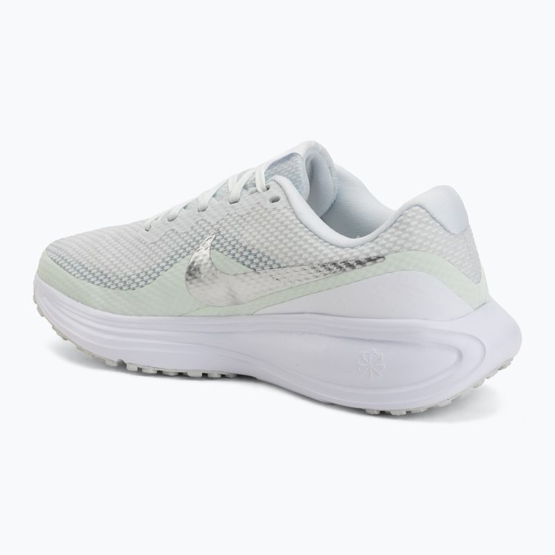 Încălțăminte de alergare pentru femei Nike Revolution 8 off white/barely green/metallic silver 3