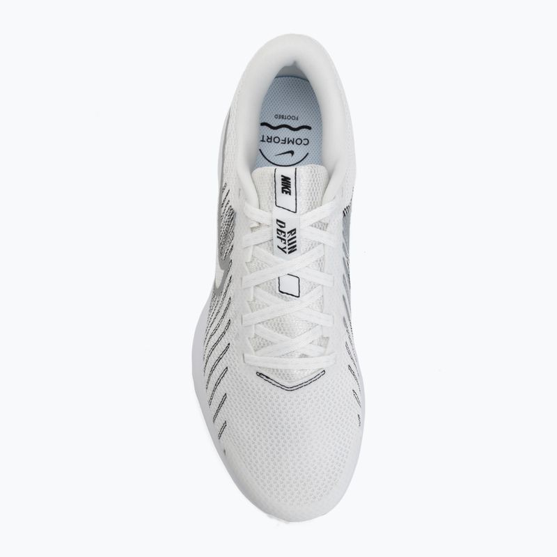 Încălțăminte de alergare pentru bărbați Nike Run Defy summit white/white/black/metallic silver 5