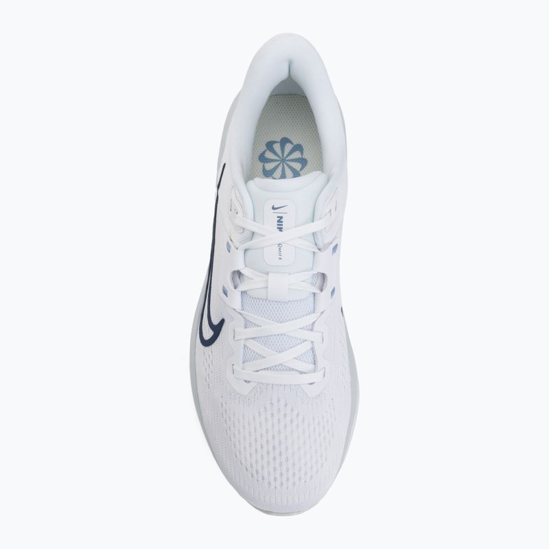 Încălțăminte de alergare pentru femei Nike Quest 6 white/pearl pink/work blue/blue void 5