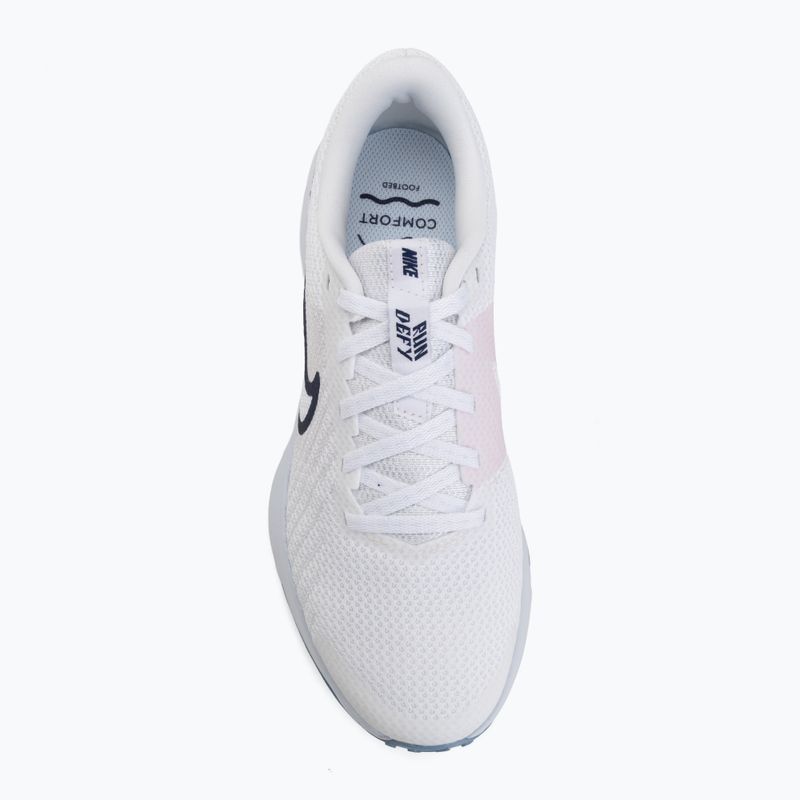 Încălțăminte de alergare pentru femei Nike Run Defy white/football grey/work blue/blue void 5