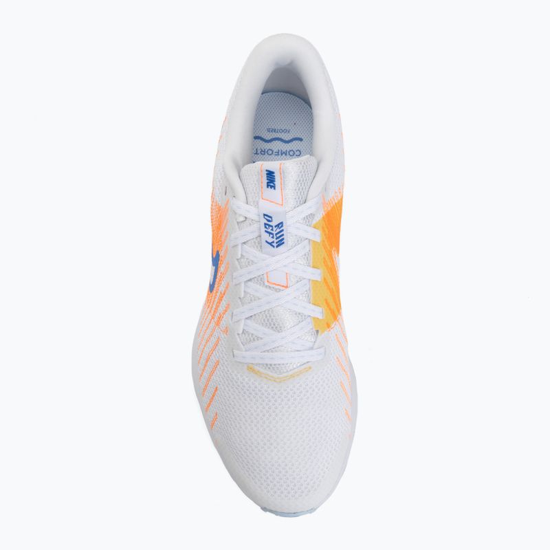 Încălțăminte de alergare pentru bărbați Nike Run Defy white/topaz gold/blue crystal 5