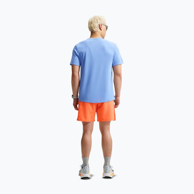 Pantaloni scurți de alergare pentru bărbați Nike Miler Dri-Fit 2in1 7" total orange 3