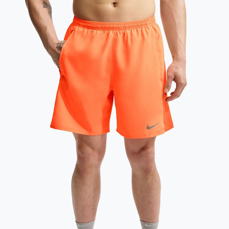 Pantaloni scurți de alergare pentru bărbați Nike Miler Dri-Fit 2in1 7" total orange 5