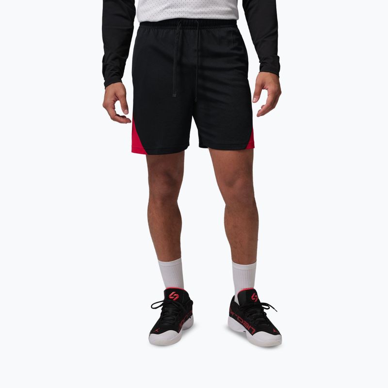 Pantaloni scurți de baschet pentru bărbați Jordan Sport Dri-Fit black/gym red/white 4
