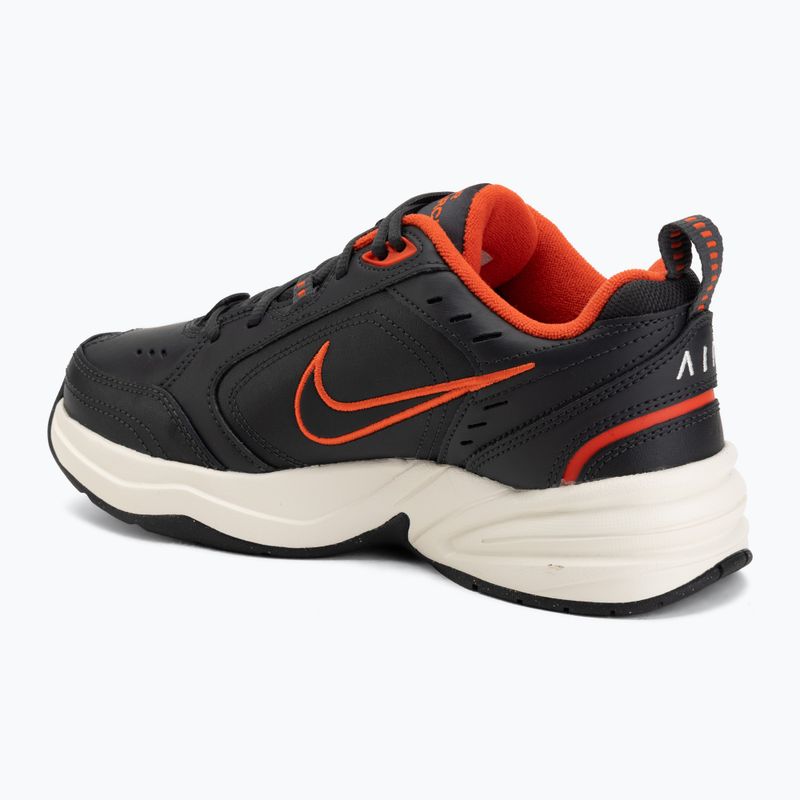 Încălțăminte de antrenament pentru bărbați Nike Air Monarch IV dark smoke grey/picante red/black 3