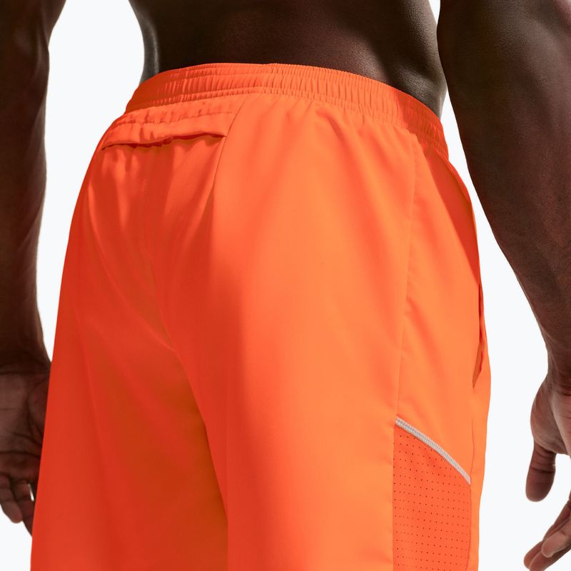 Pantaloni scurți de alergare pentru bărbați Nike Miler Dri-Fit Brief Lined7" total orange 4
