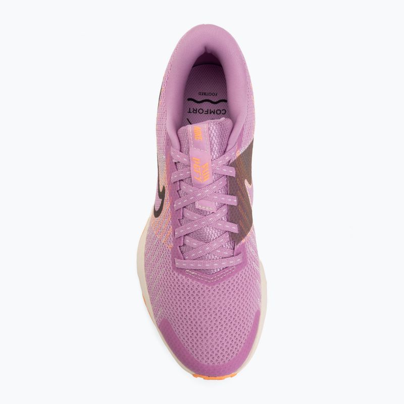 Încălțăminte de alergare pentru femei Nike Run Defy light magenta/chalk/orange pulse/black 5