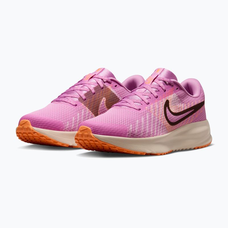 Încălțăminte de alergare pentru femei Nike Run Defy light magenta/chalk/orange pulse/black 3