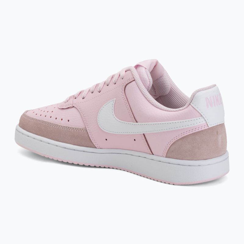 Încălțăminte pentru femei Nike Court Vision Low Suede pink foam/white 3