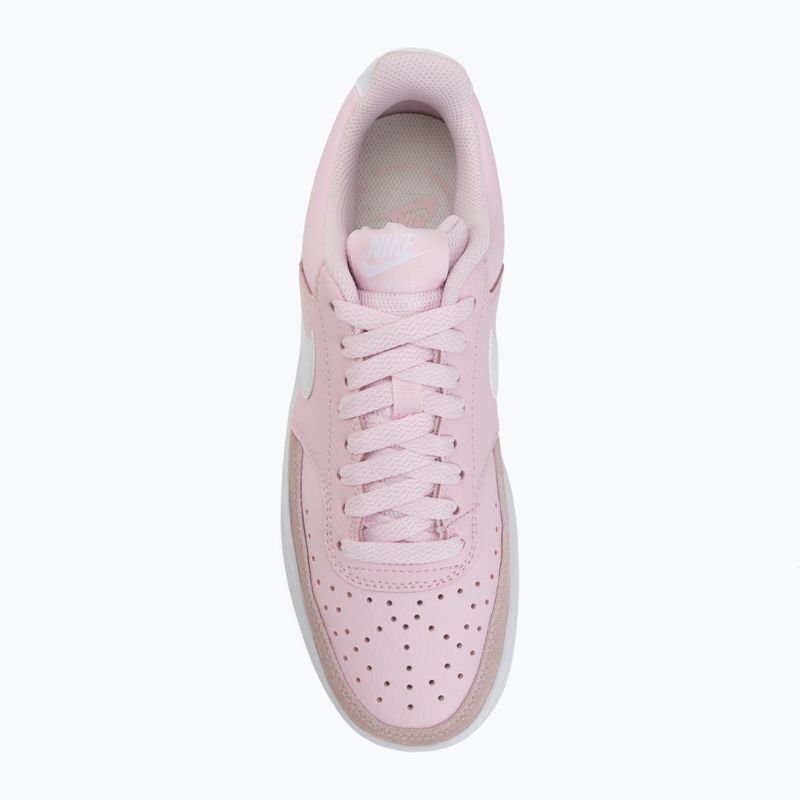 Încălțăminte pentru femei Nike Court Vision Low Suede pink foam/white 5