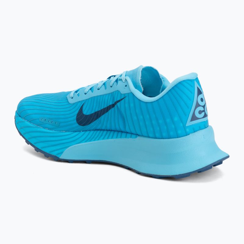 Pantofi de alergare bărbați Nike ACG Ultrafly Trail albastru baltic/albastru court 3