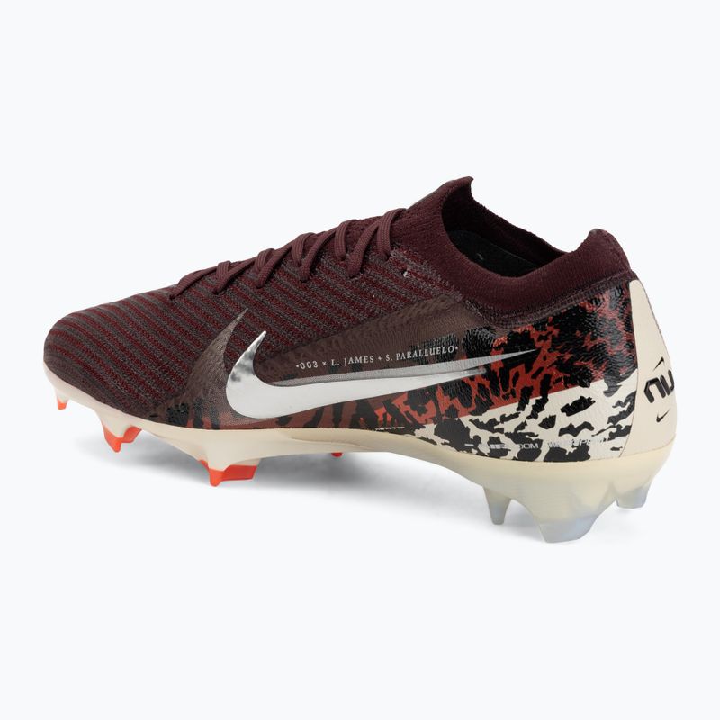 Încălțăminte de fotbal pentru bărbați Nike United Vapor 16 Elite FG burgundy crush/university red/fossil/metal silver 3