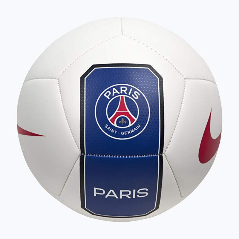 Minge de fotbal Nike Pitch Paris-Saint Germain white/old royal size 5 2