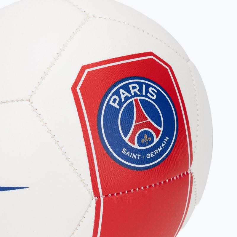 Minge pentru mini fotbal Nike Skills Paris-Saint Germain white/university red size 1 3