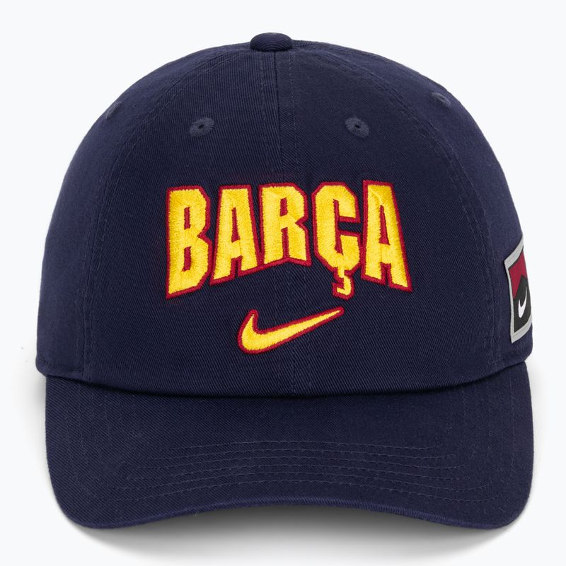 Șapcă pentru copii Nike FC Barcelona Club Cotton blackened blue 2
