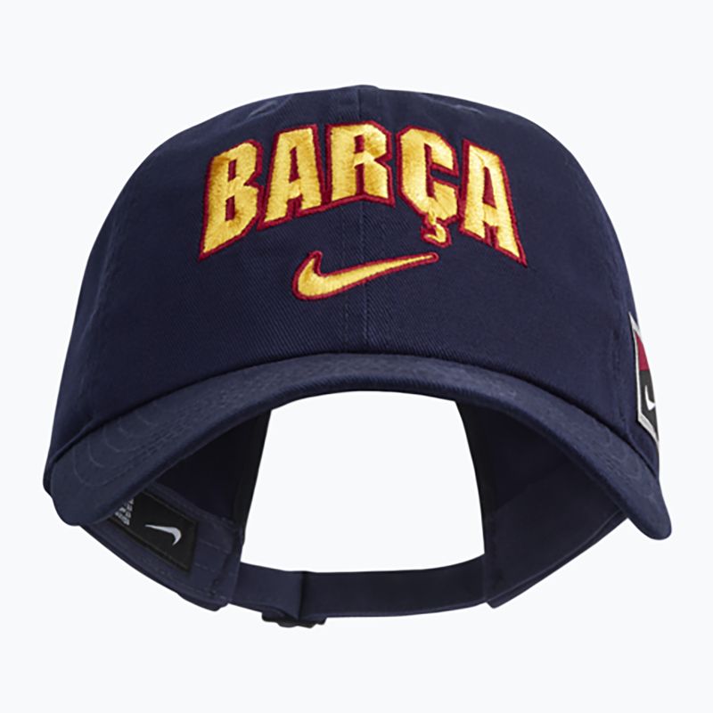 Șapcă pentru copii Nike FC Barcelona Club Cotton blackened blue 3