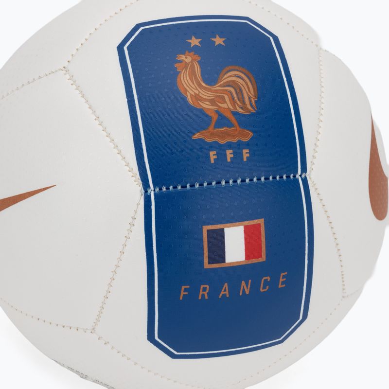 Minge pentru mini fotbal Nike Skills France white size 1 3
