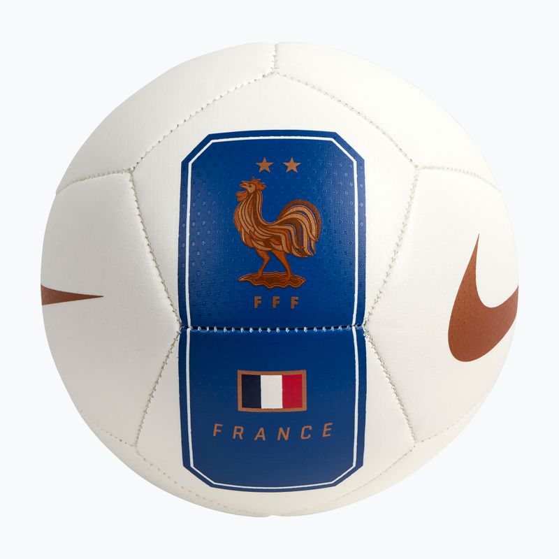 Minge pentru mini fotbal Nike Skills France white size 1 2