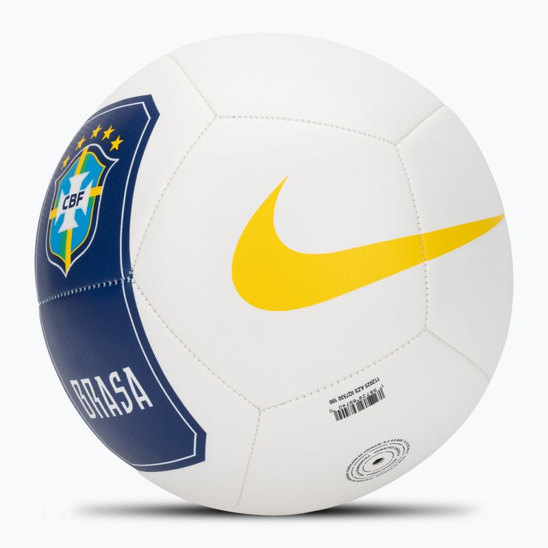 Minge de fotbal Nike Pitch Brazil white size 5 2