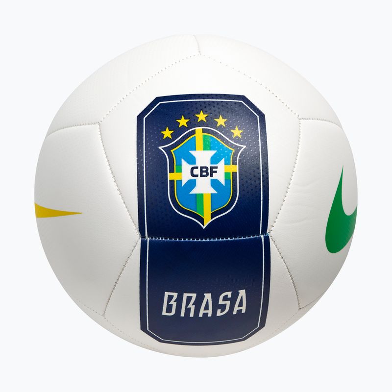 Minge de fotbal Nike Pitch Brazil white size 5 2