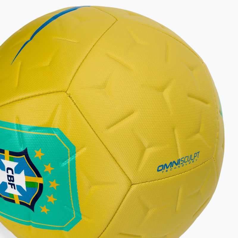 Minge de fotbal Nike Academy Brazil canary/light mint size 5 4