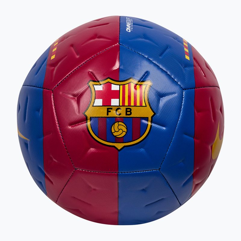 Minge de fotbal Nike Academy FC Barcelona game royal/cardinal red size 5 2
