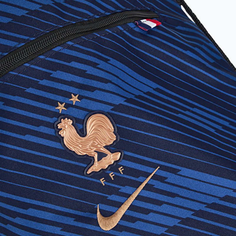Sac Nike Academy France AOP 18 l blackened blue/game royal 4