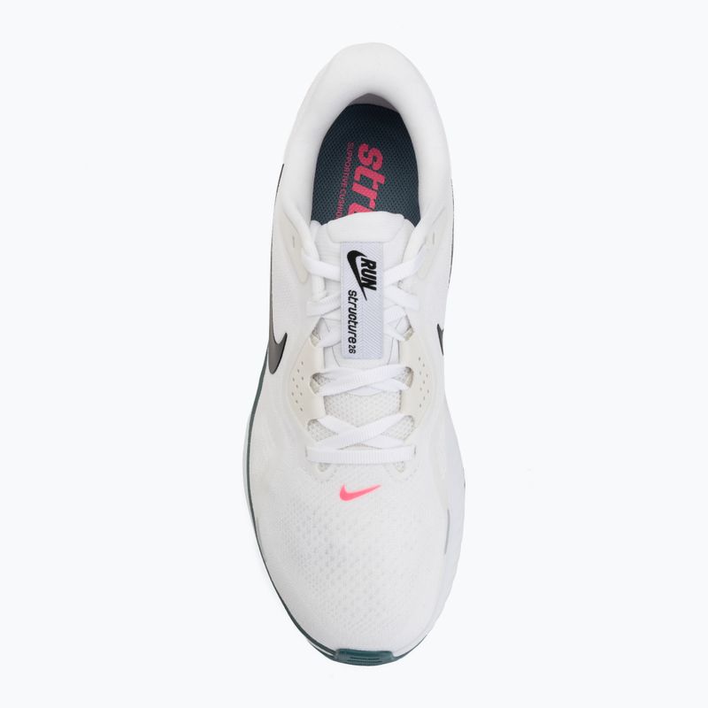 Încălțăminte de alergare pentru bărbați Nike Structure 26 white/mineral slate/hyper pink/black 5