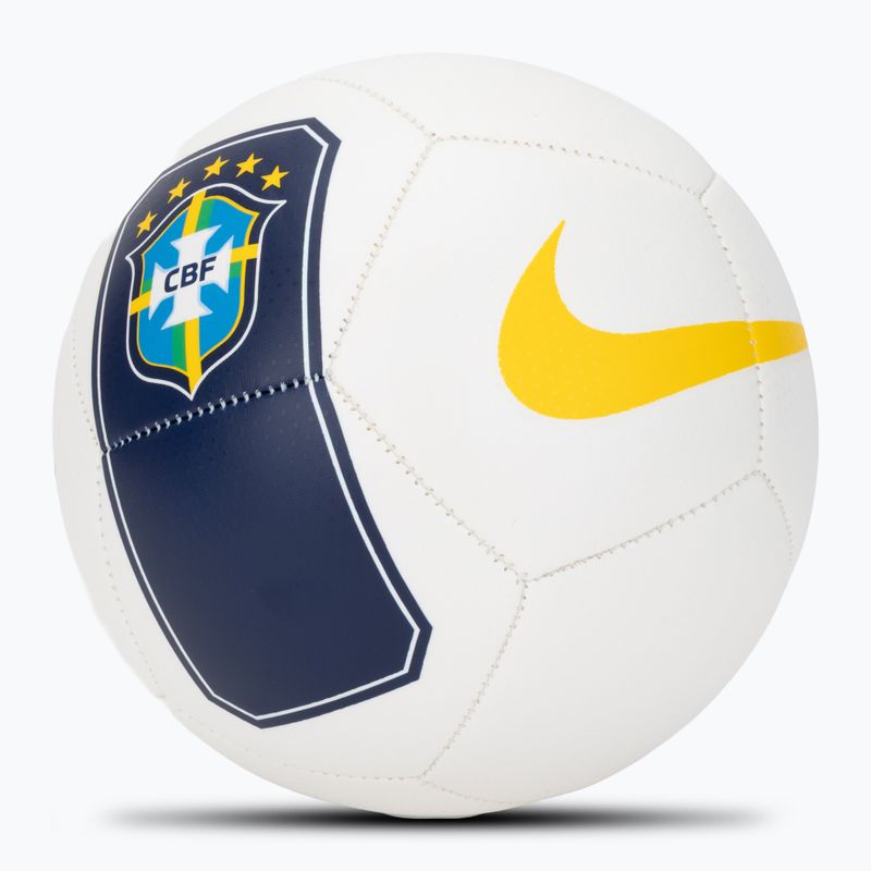 Minge pentru mini fotbal Nike Skills Brazil white size 1 2