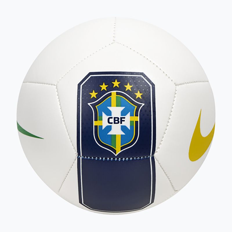 Minge pentru mini fotbal Nike Skills Brazil white size 1 2