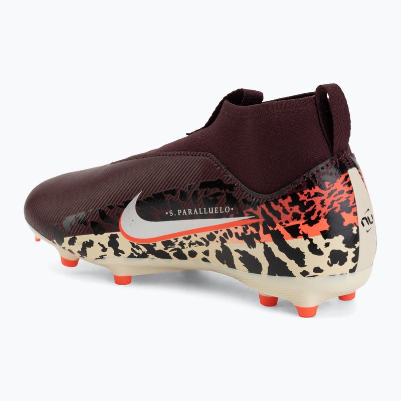 Încălțăminte de fotbal pentru copii Nike United Jr. Mercurial Superfly 10 Academy MG burgundy crush/metallic silver 3