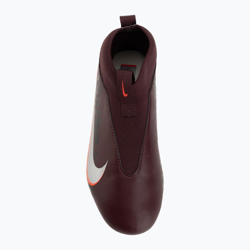 Încălțăminte de fotbal pentru copii Nike United Jr. Mercurial Superfly 10 Academy MG burgundy crush/metallic silver 5