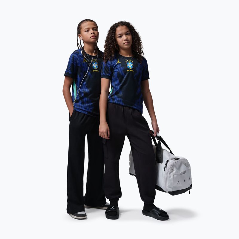 Tricou de fotbal pentru copii Nike Brazil 2026 Stadium Away Soccer Replica 4